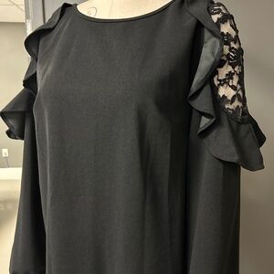 Lace Sleeve Blouse- New